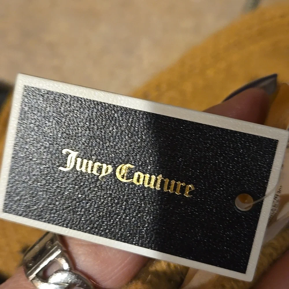 NWT Juicy Couture Los Angeles Black Label Leopard Mitt Gloves - Picture 4 of 10